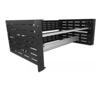 Delock - DIN-Schienenmontagekit - Rack montierbar - Schwarz - 4U - 48.3 cm (19")