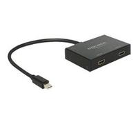 DeLOCK Répartiteur vidéo 87696 Mini DisplayPort 2x HDMI