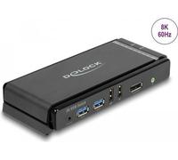 DELOCK DisplayPort 1.4 KVM Switch 8K 60 Hz mit USB 5 Gbps