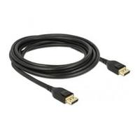 DeLOCK 85661, 3 m, DisplayPort, DisplayPort, Mâle, Mâle, Or Noir G