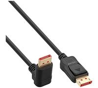 Delock - DisplayPort-Kabel - DisplayPort (M) gewinkelt isplayPort (M) Verriegelung - DisplayPort 1,4 - 3,0m - unterstützt 8K 60 Hz (7680 x 4320) - Schwarz (87052)