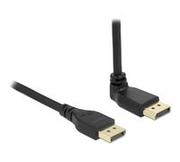 Delock - DisplayPort-Kabel - DisplayPort (M) zu DisplayPort (M) gewinkelt - DisplayPort 1.4 - 3 m - 8K Unterstützung - Schwarz