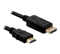 DELOCK Displayport Kabel DP -> HDMI St/St 3.00m schwarz