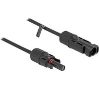 DELOCK DL4 Solar Kabel 4 mm Stecker zu Buchse 5 m schwarz