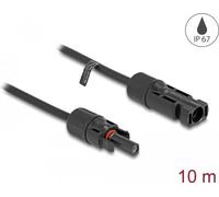 DELOCK DL4 Solar Kabel 6 mm Stecker zu Buchse 10 m schwarz