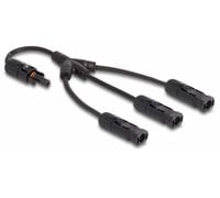 DELOCK DL4 Solar Splitter Kabel 1XBuchse zu 3xStecker 35cm