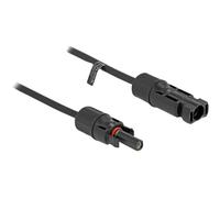 DELOCK DL4Solar Kabel 4mm Stecker zu Buchse 1m schwarz
