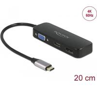Delock - Dockingstation - USB-C / Thunderbolt 3 - VGA, HDMI, DP (64156)