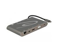 DeLOCK 87297 hub & concentrateur USB 3.2 Gen 2 (3.1 Gen 2) Type-C Gris