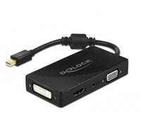 Delock Dp 1.2 Adapvga/hdmi/dvi/audio Bu 4k Passiv Schwarz