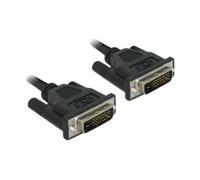 DeLOCK DVI 24+1 Cable 0.5m male/male câble DVI 0,5 m DVI-D Noir