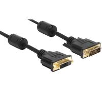 DELOCK DVI Kabel DVI(24+1) -> DVI(24+1) St/Bu 1.00m Gold