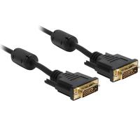 DELOCK DVI Kabel DVI(24+1) -> DVI(24+1) St/St 3.00m Gold