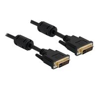 DELOCK DVI Kabel DVI(24+5) -> DVI(24+5) St/St 1.00m Gold
