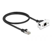 DELOCK Easy 45 Modul S/FTP RJ45 Stecker zu RJ45 BU ca.50cm