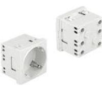 Delock Easy 45 Prise de courant de sécurité Disposition à 45° extensible 45 x 45 mm 10 pièces (81324)