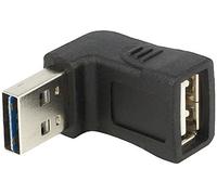 DeLOCK EASY Adaptateur USB 2.0 A mâle vers USB 2.0 A femelle coudé vers le haut et vers le bas