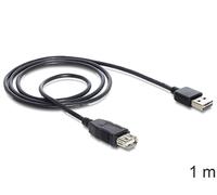 DeLOCK EASY-USB 2.0-A - USB 2.0-A, 1m câble USB USB A Noir