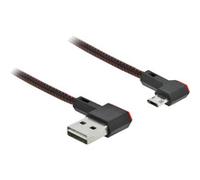 DeLock Câble USB 2.0 USB-A mâle vers USB Micro-B mâle 0,50 m noir 85270