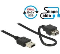 Delock EasyUSB ShapeCable - Câble d'extension USB - USB (W) à USB (M)