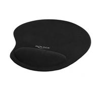 DeLOCK Ergonomic Mouse Pad with Gel Wrist Rest Black 230 x 202 x 24 mm