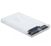 Delock Ex.geh. F. 2.5" Sata Hdd/ssd Wh Usb 10 Gbps (usb 3.1 Gen 2