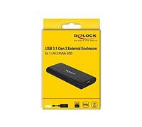 DeLOCK External Enclosure for M.2 NVMe PCIe SSD with USB-C Female