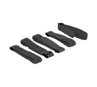 DeLOCK Fermeture adhésive 30 cm noir (pack de 5)