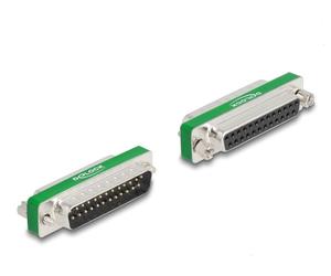 DeLOCK Filtre de suppression d'interférence RF/EMI D-Sub, 25 broches males à femelles avec capacité de filtre passe-bas