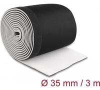 Delock Gaine de câble 3 m x 135 mm noir blanc avec velcro (300 cm), Gaine + protection pour câbles, Blanc, Noir