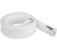 DELOCK Gaine tressée avec fermeture éclair 1 m x 30 mm blanc
