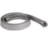 Delock Gaine tressée avec fermeture éclair résistante à la chaleur 1 m x 20 mm gris (100 cm), Gaine + protection pour câbles, Gris