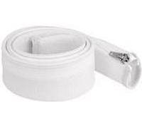 Delock Gaine tressée avec fermeture éclair résistante à la chaleur 1 m x 50 mm blanc (100 cm), Gaine + protection pour câbles, Blanc