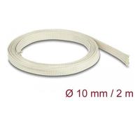 Delock Gaine tressée en fibres Nomex 2 m x 10 (200 cm), Gaine + protection pour câbles, Blanc