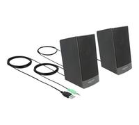 DELOCK 27001 - Haut-parleur, PC, stéréo, jack 3,5 mm