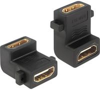 DELOCK HDMI Adapter A -> A Bu/Bu 90° unten