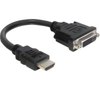 DELOCK HDMI Adapter A -> DVI(24+5) St/Bu Kabellänge 20cm