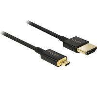 DELOCK 85119 - Câble HDMI haute vitesse, prise A > prise Micro-D, 0,25 m