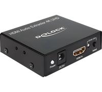 DELOCK HDMI Konverter A -> A Bu/Bu + Audio Extractor 4K