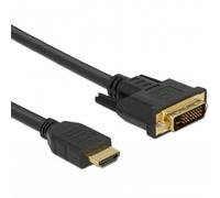 Delock HDMI to DVI 24+1 Cable Bi-Directional 1.5 m