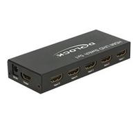 Delock HDMI UHD Switch 5 x HDMI in > 1 x HDMI out 4K - Commutateur vidéo/audio - 5 x HDMI - de bureau Noir G