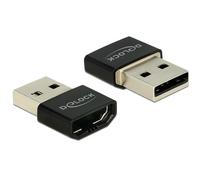 DeLOCK HDMI/USB-A adaptateur graphique USB Noir, Argent