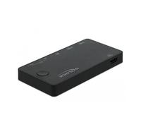 DeLock HDMI / USB-C KVM Switch 4K 60 Hz with USB 2.0 - Commutateur KVM/USB - 1 utilisateur local - Ordinateur de bureau