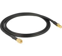 DELOCK 88930 - Câble antenne HF, fiche SMA > port SMA, 0,9 m