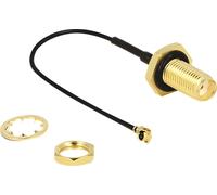 DELOCK HF Kabel I-PEX -> SMA St/Bu 0.10m zum Einbau
