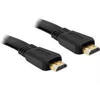 Delock High Speed HDMI with Ethernet - Câble HDMI avec Ethernet - HDMI mâle pour HDMI mâle - 1 m - plat