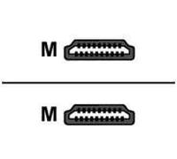 High Speed HDMI with Ethernet - Câble HDMI avec Ethernet - HDMI mâle pour HDMI mâle - 3 m - connecteur à 90 °