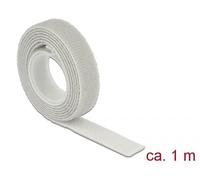 Delock Hook-and-loop fastener - Attache câble - 1 m - gris