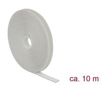 Delock Hook-and-loop fastener - Attache câble - 10 m - gris
