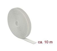 Delock Hook-and-loop fastener - Attache câble - 10 m - gris